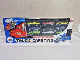 Camion transportador con 9 autitos 